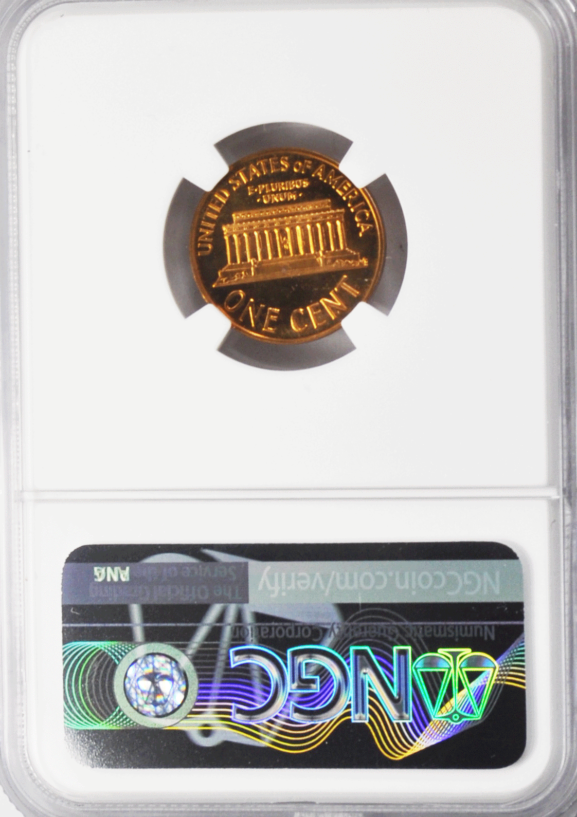 1962 1c Proof Lincoln Memorial Cent One Penny NGC PF67 RD Cameo