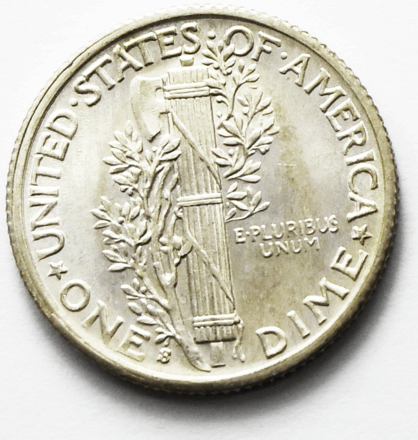 1940 S 10c Mercury Silver Dime Rare Ten Cents San Francisco Uncirculated