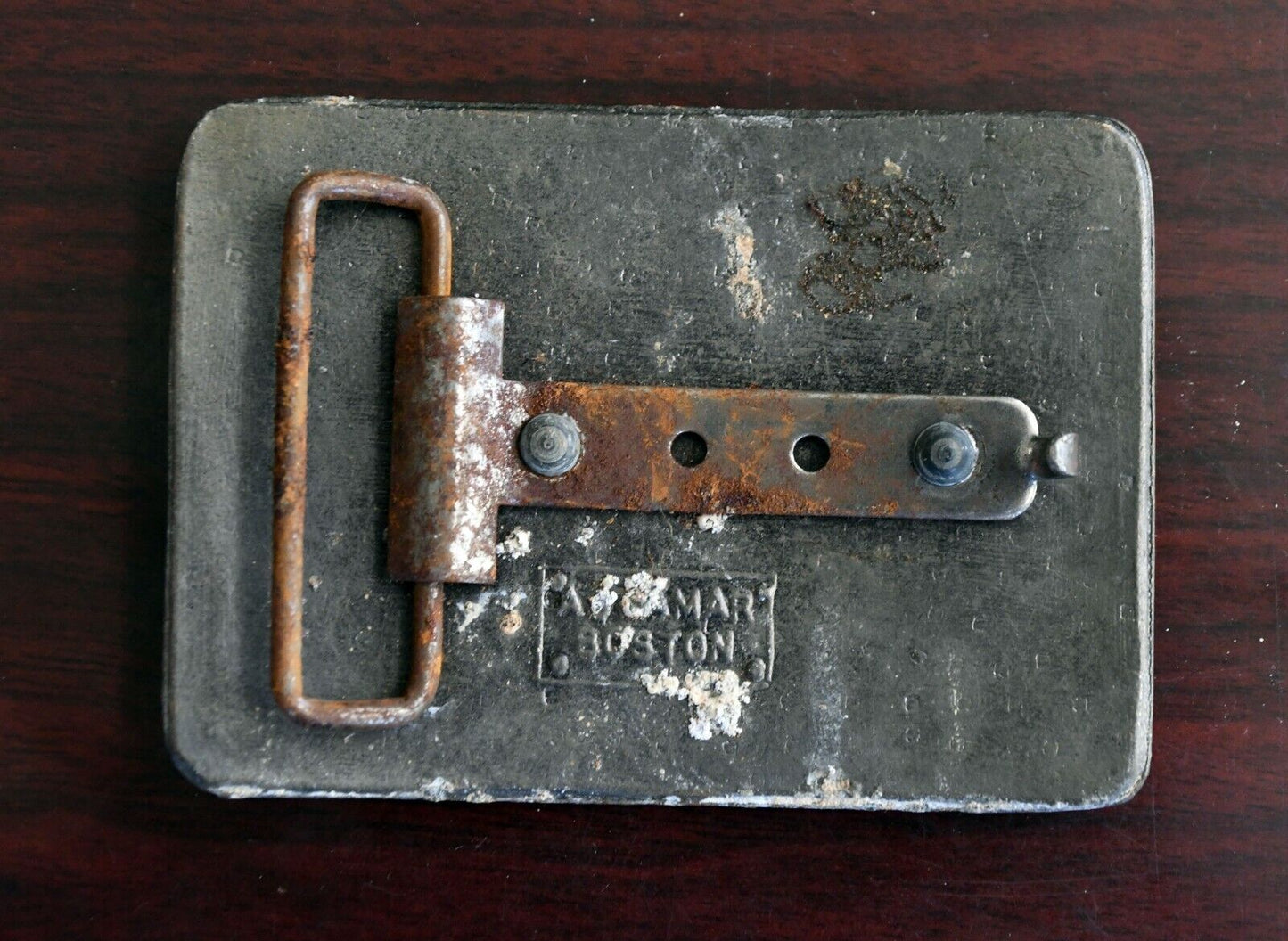 1970's Western Auto Die Cast Belt Buckle Daisy 1000 Rifle Boston 3 1/2" x 2 1/2"