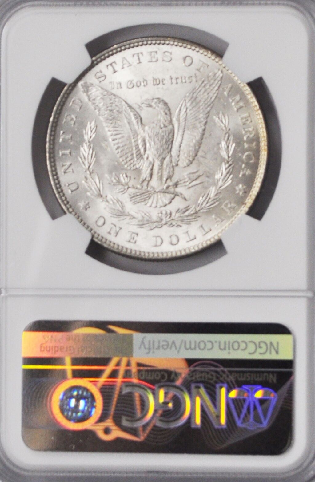 1881 $1 Morgan Silver One Dollar MS63 NGC Philadelphia