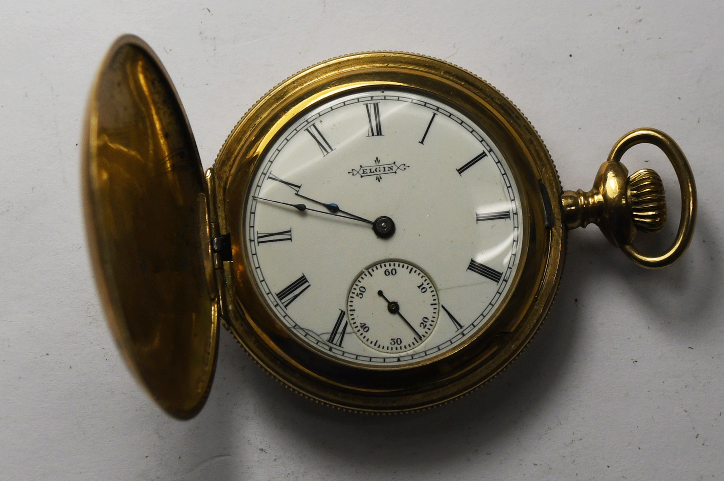 1894 Elgin Grade 117 Size 6 20yr GF Hunters Case Pocket Watch Not Running