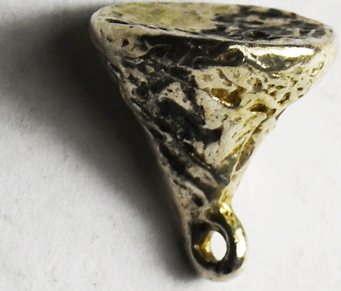 Sterling Silver JC Ferrara Hershey Kiss Charm 10mm x 11mm