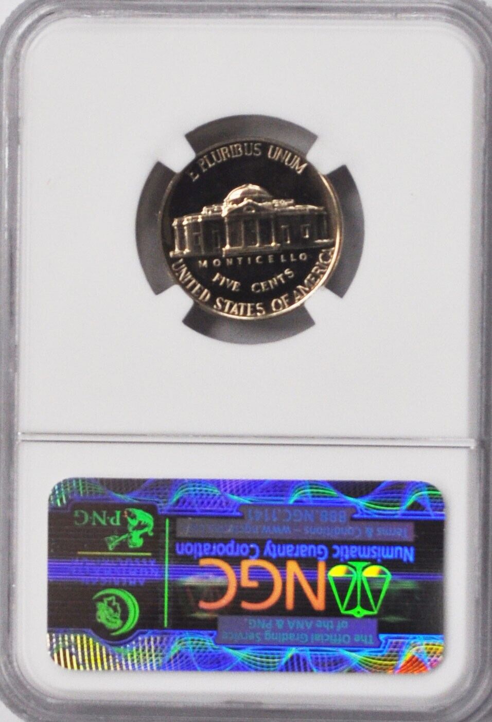 1959 5c Jefferson Proof Nickel Five Cents NGC PF67 Philadelphia