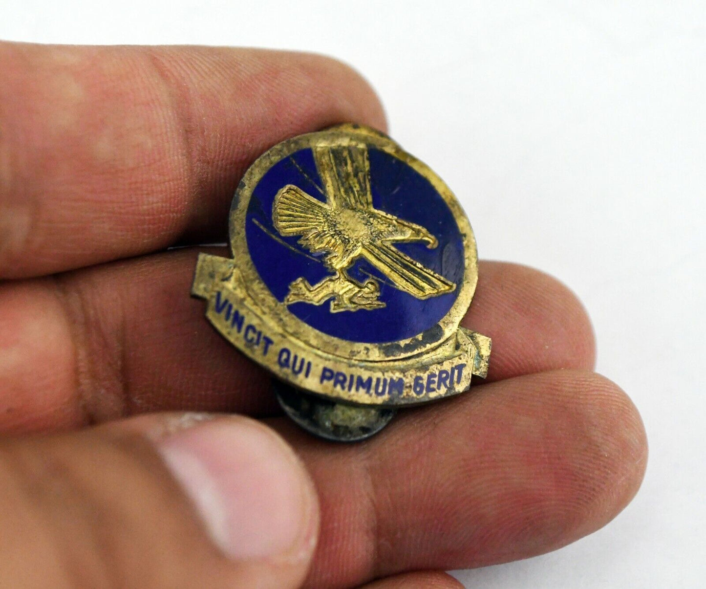 WWII Sterling AAF Troop Carrier Command Vincit Qui Primum Gerit Pin