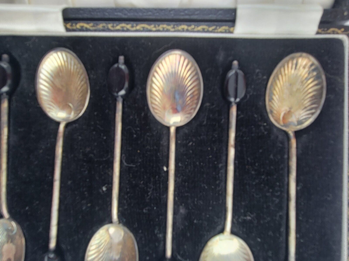 Suckling Ltd. 6pc. Birmingham England Sterling Silver Demitasse Spoons