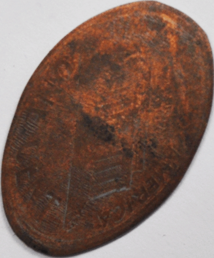 Kansas City Missouri Liberty Memorial Souvenir Elongated Penny