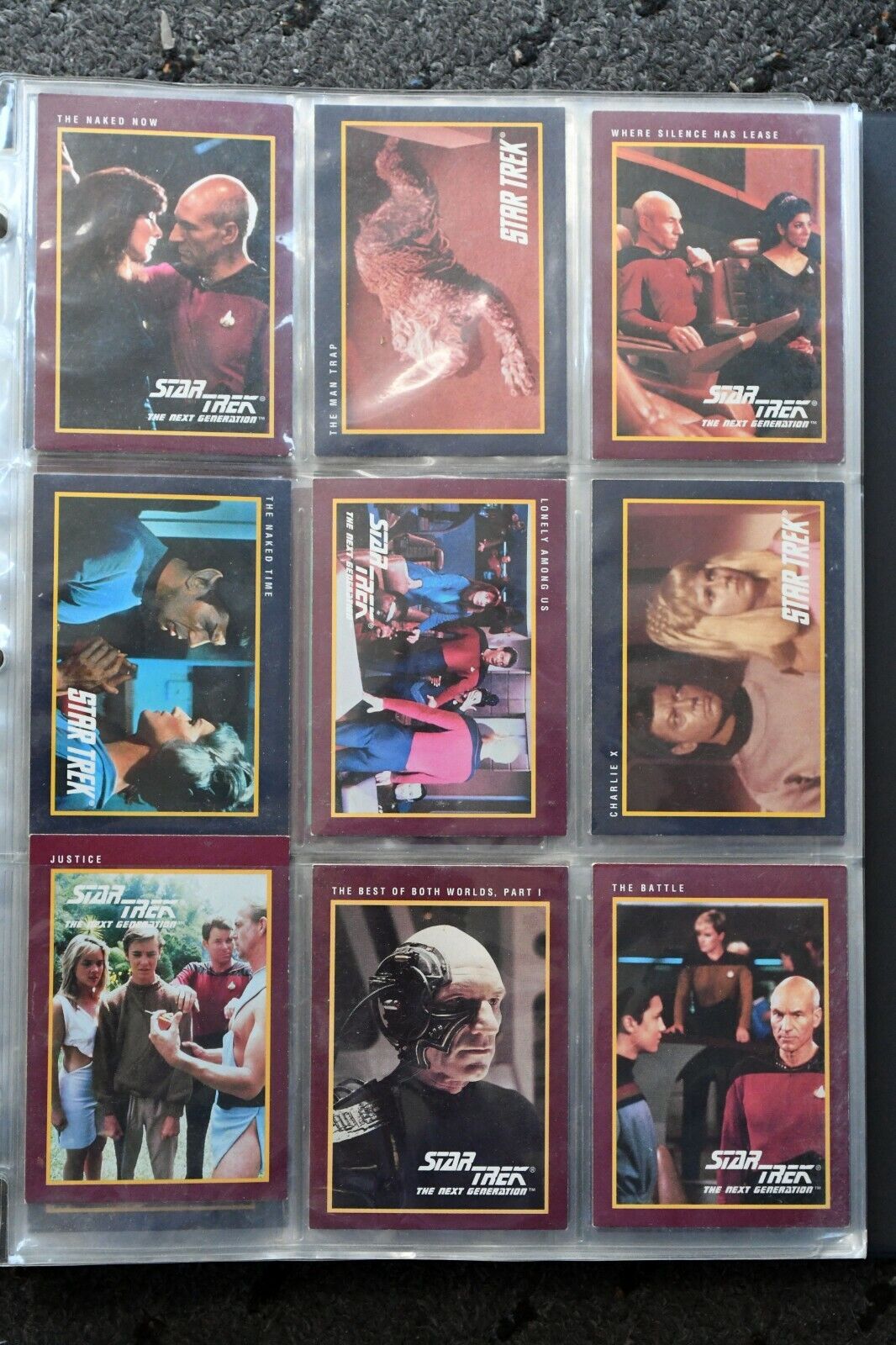 1991 25th Anniversary Star Trek 209 pc. Trading Card Set Impel Paramount