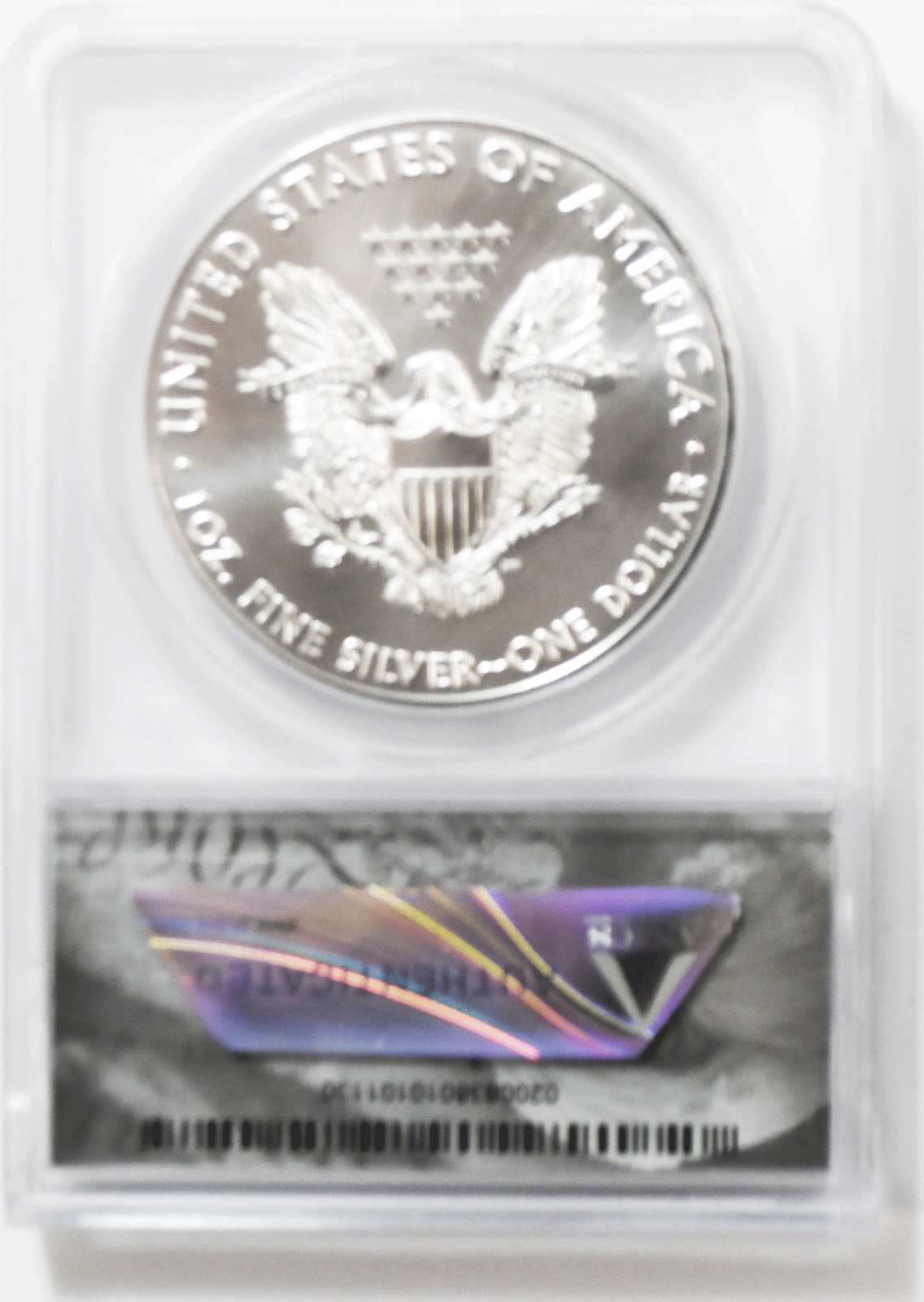 2020 $1 Silver American Eagle ANACS MS70 Emergency Production Philadelphia FS