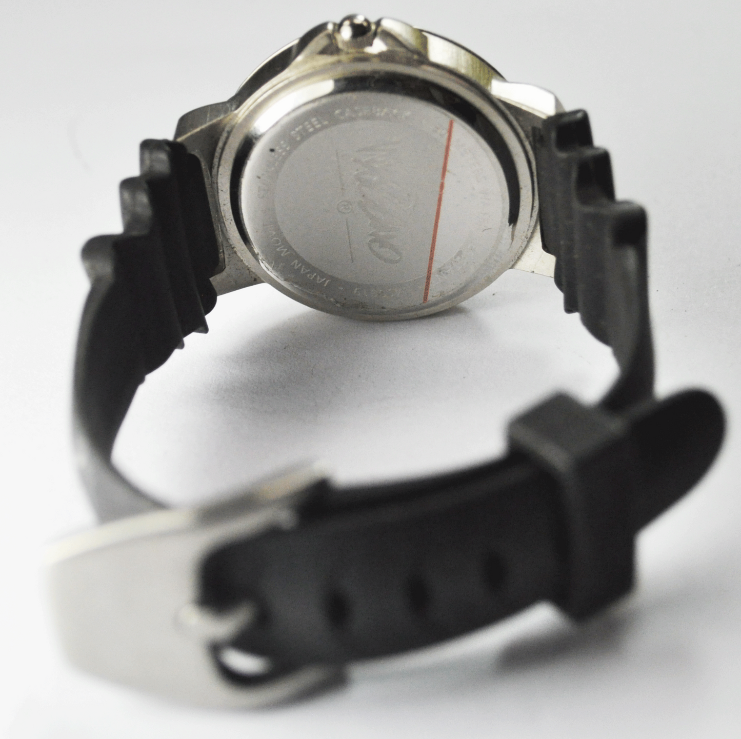 Mossimo Blue Mirror Dial Quartz 50m Wristwatch 35mm Great Condition