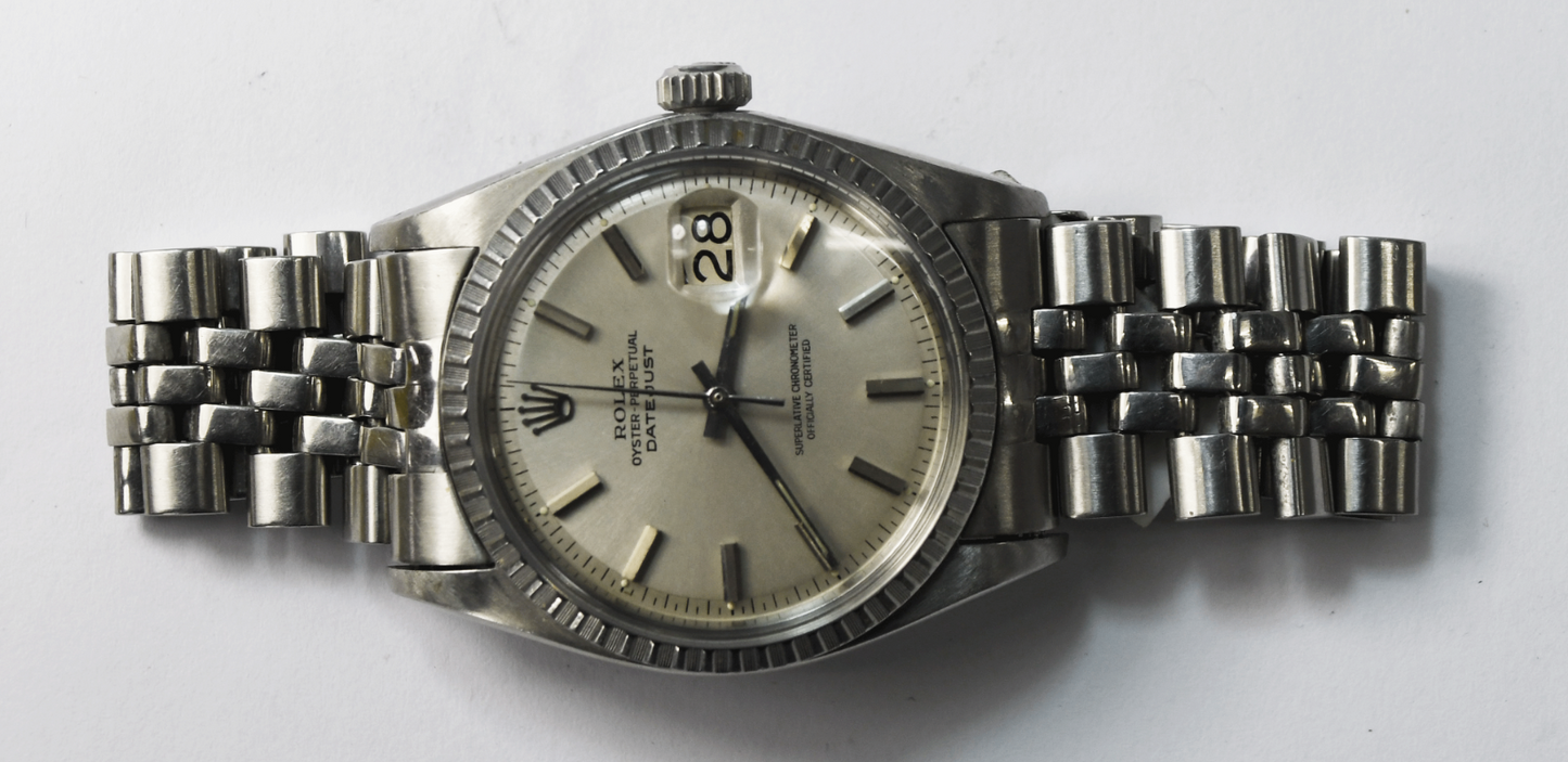 1968 Men's Rolex Datejust 1603 Stainless Steel 36mm 1570 Automatic