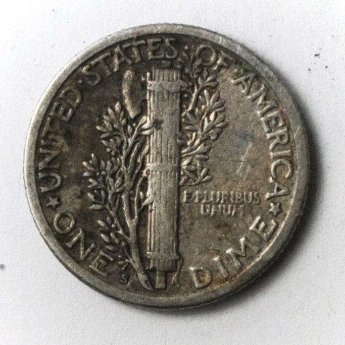 1923 S 10c Mercury Silver Dime Ten Cents Rare San Francisco XF