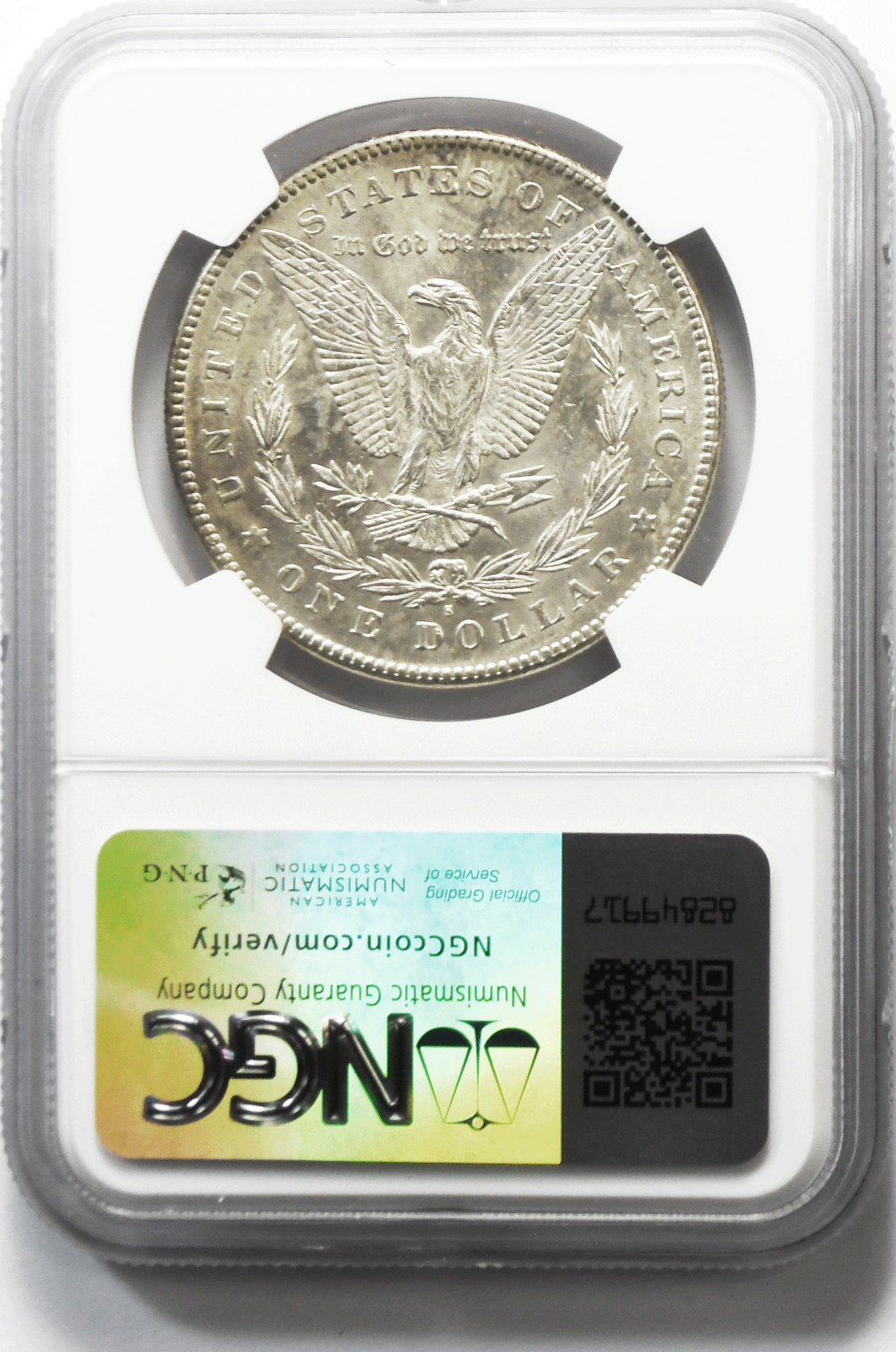 1878 S $1 Morgan Silver Dollar MS62 NGC Uncirculated San Francisco VAM 43.2