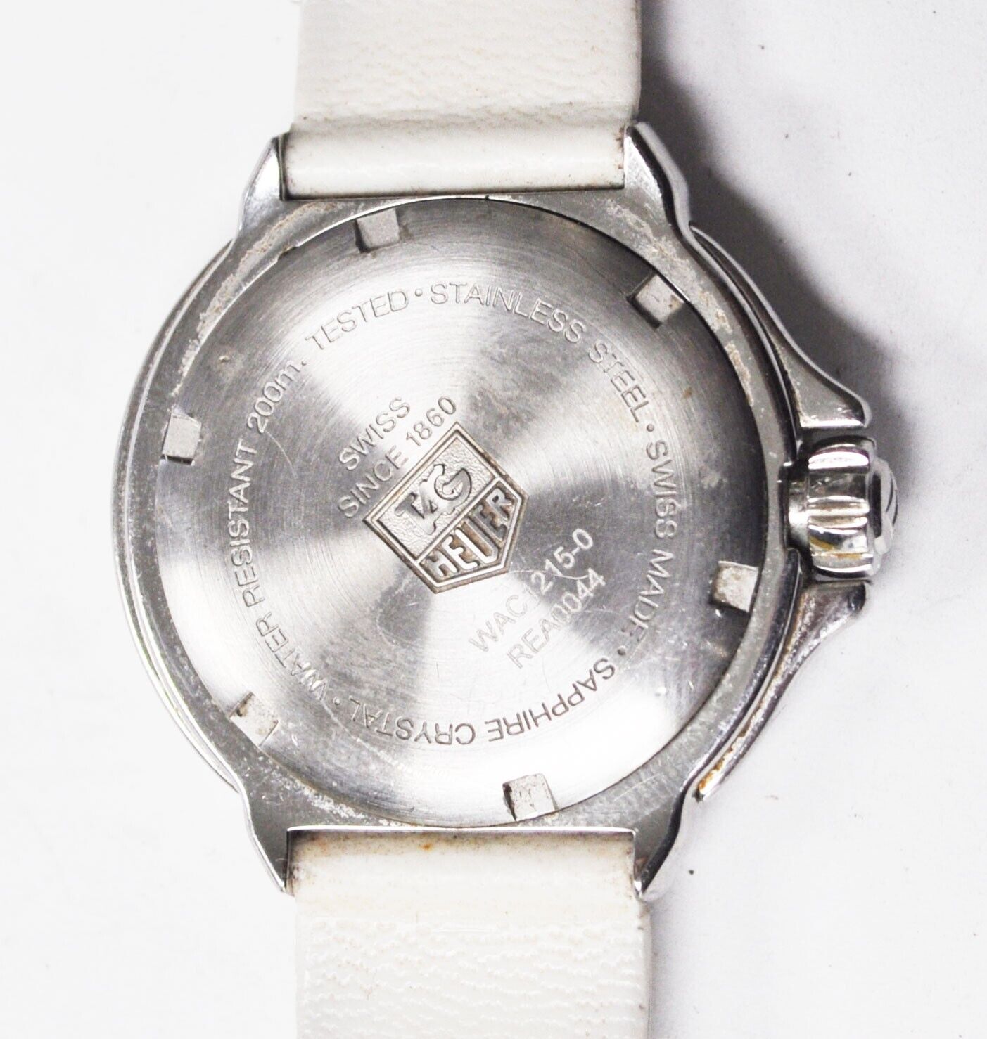 Women's Tag Heuer WAC1215 Diamond Bezel White MOP Dial 35mm Glamour Formula 1