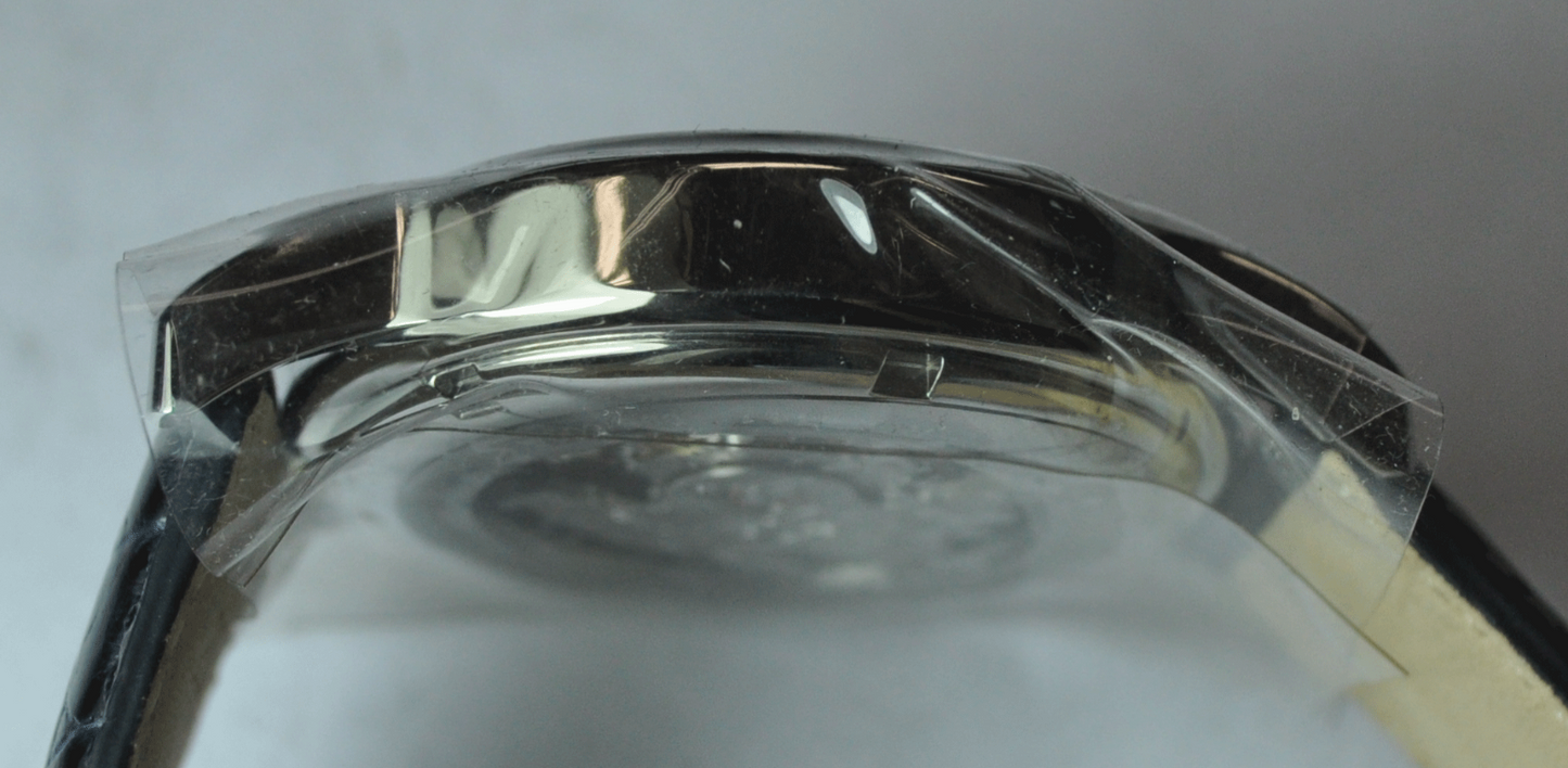 Men's Gevril Automatic Date 4141 Stainless 41mm w Box & Papers Checkered Dial