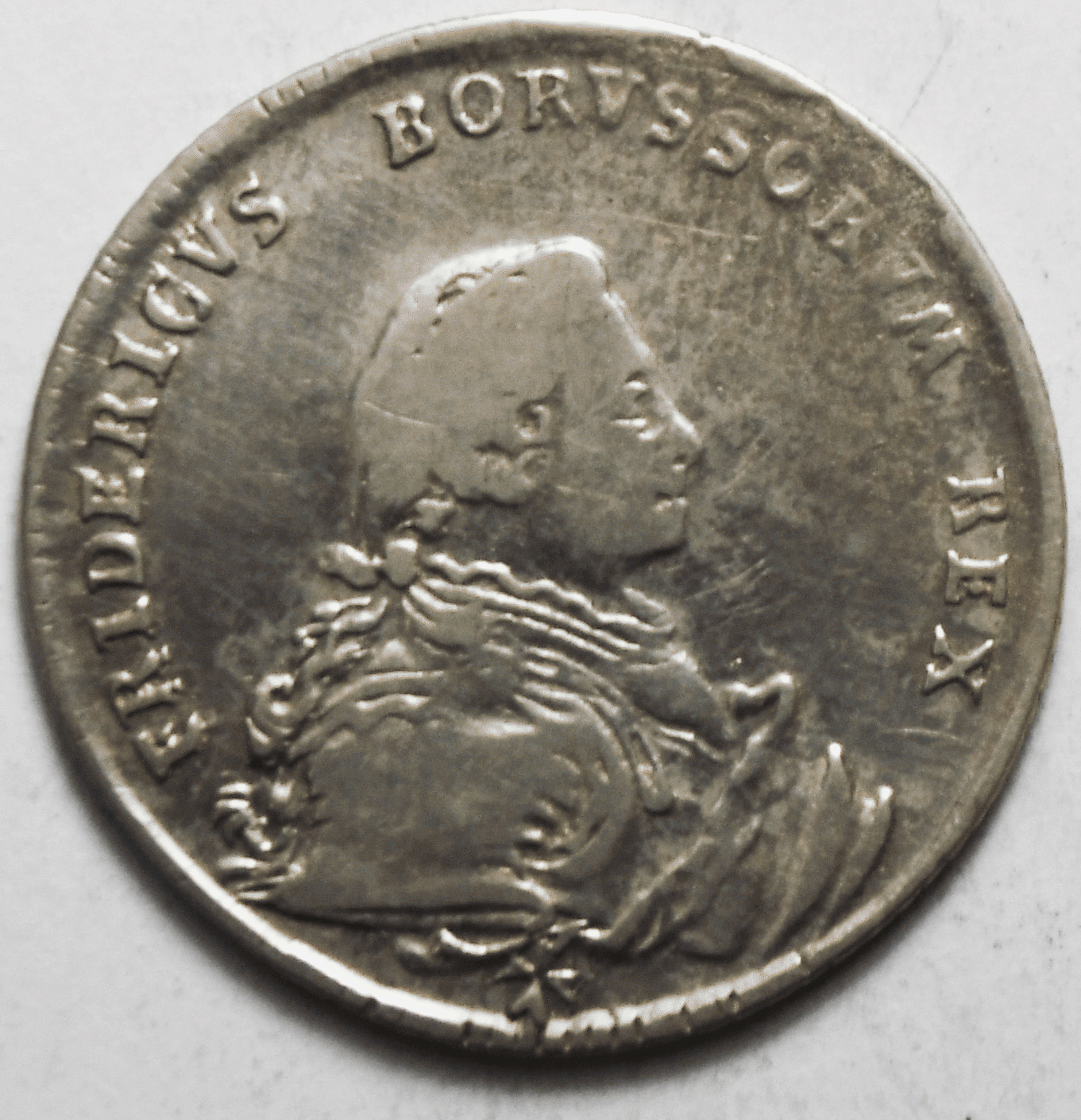1750 A German States Prussia Thaler KM# 255 Silver Coin