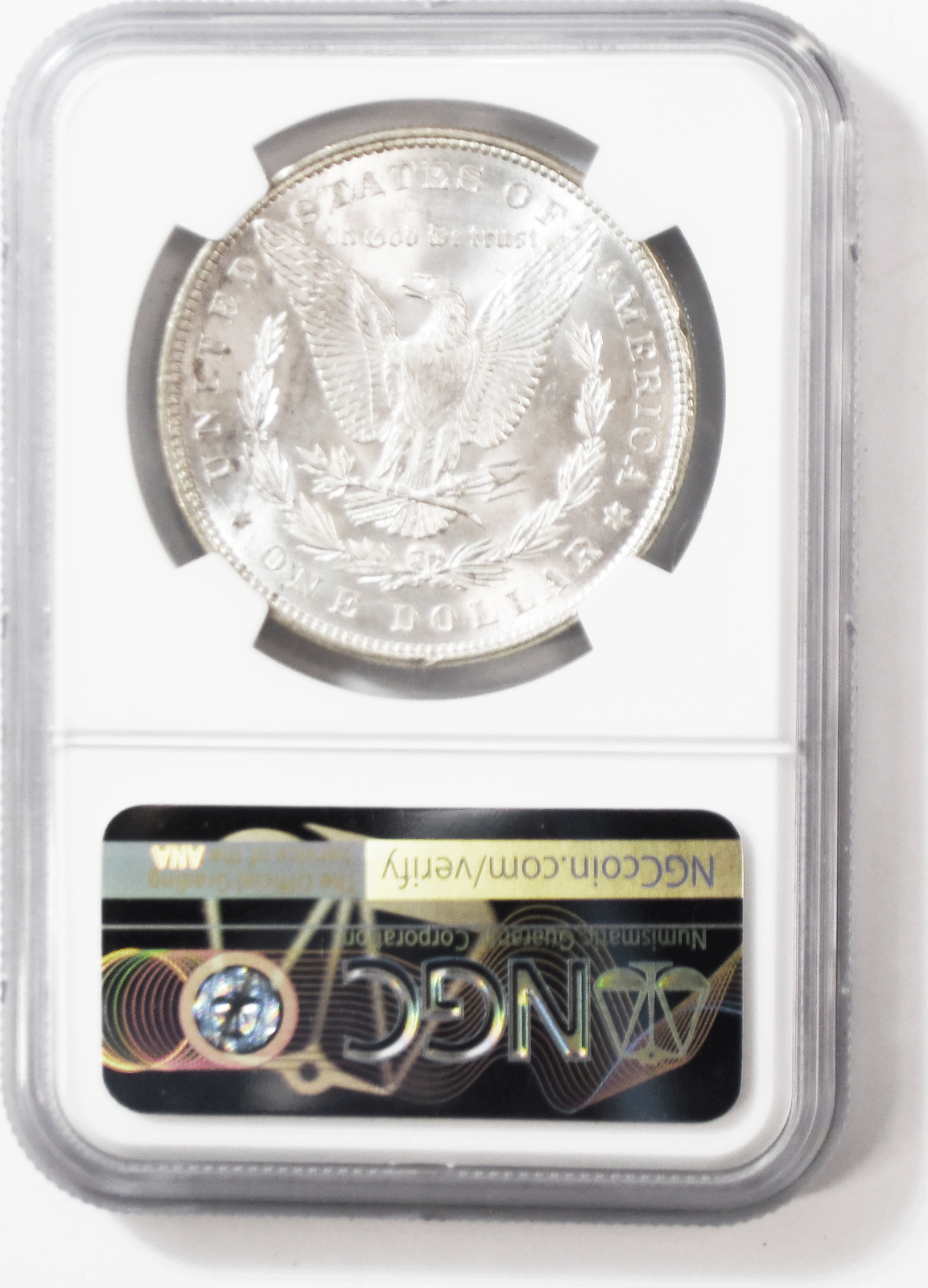 1887 $1 Morgan Silver One Dollar NGC MS63 Uncirculated Philadelphia