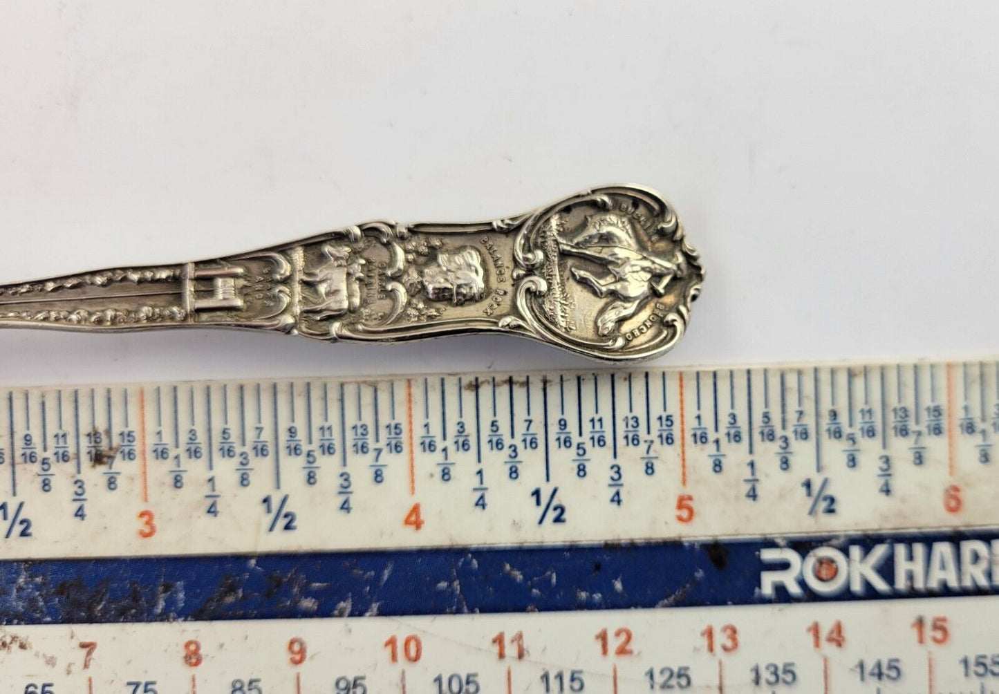 Pikes Peak Summit Sterling Silver 5 1/8” Souvenir Spoon .49oz. by Mechanics