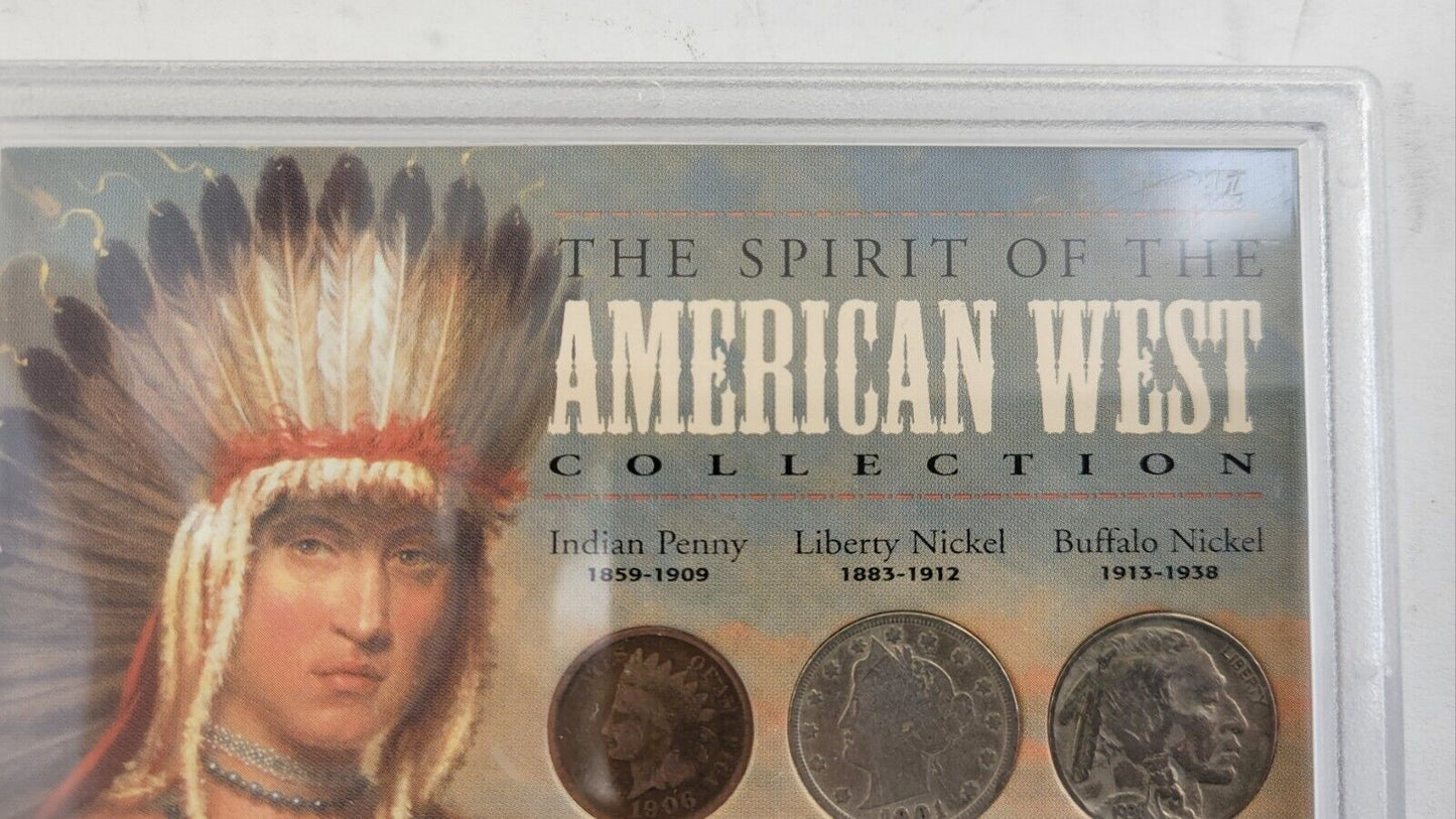 The Spirit of the American West Coin Collection Indian Head and Buffalo Nickel