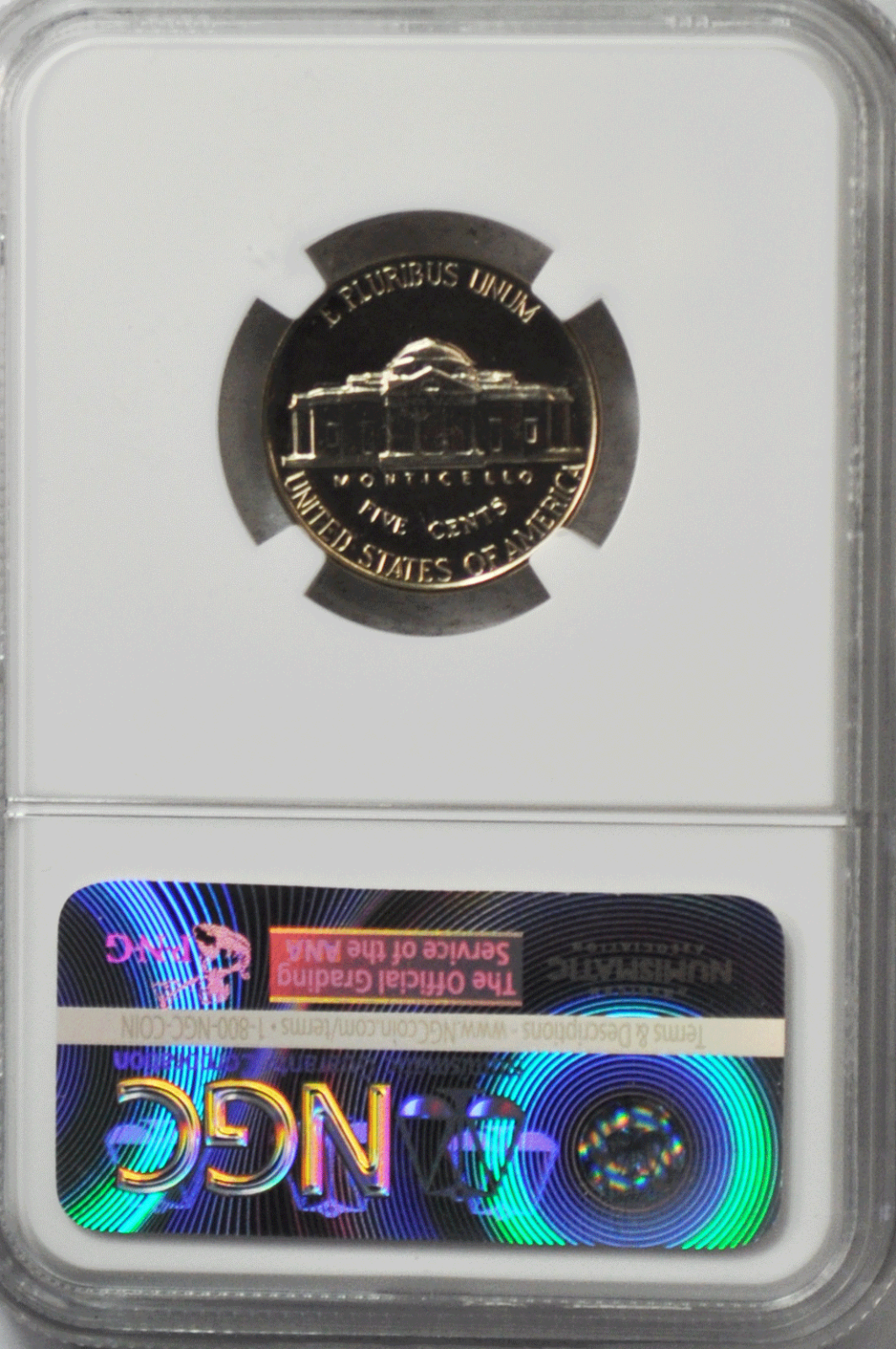 1963 5c Jefferson Proof Nickel NGC PF67 Gem Uncirculated Philadelphia