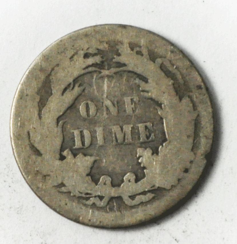 1887 10c Seated Liberty Silver Dime Ten Cents US Philadelphia