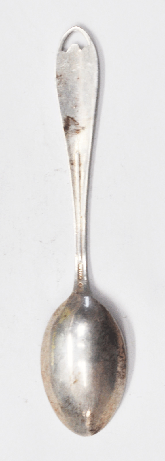 Sterling Silver Bates Klinke Cutout Souvenir Spoon Central City Colorado 4-1/4"