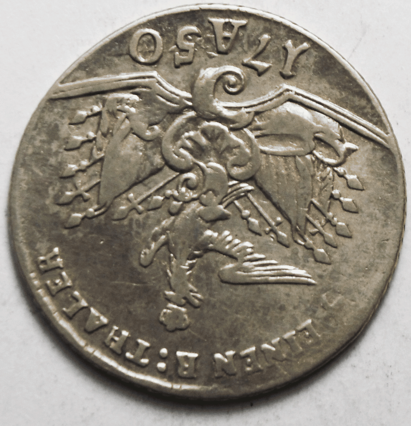 1750 A German States Prussia Thaler KM# 255 Silver Coin