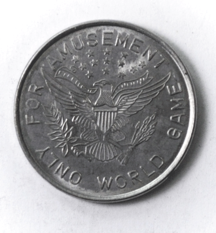 Game World For Amusement Only Gaming Token 24mm Elizabeth II