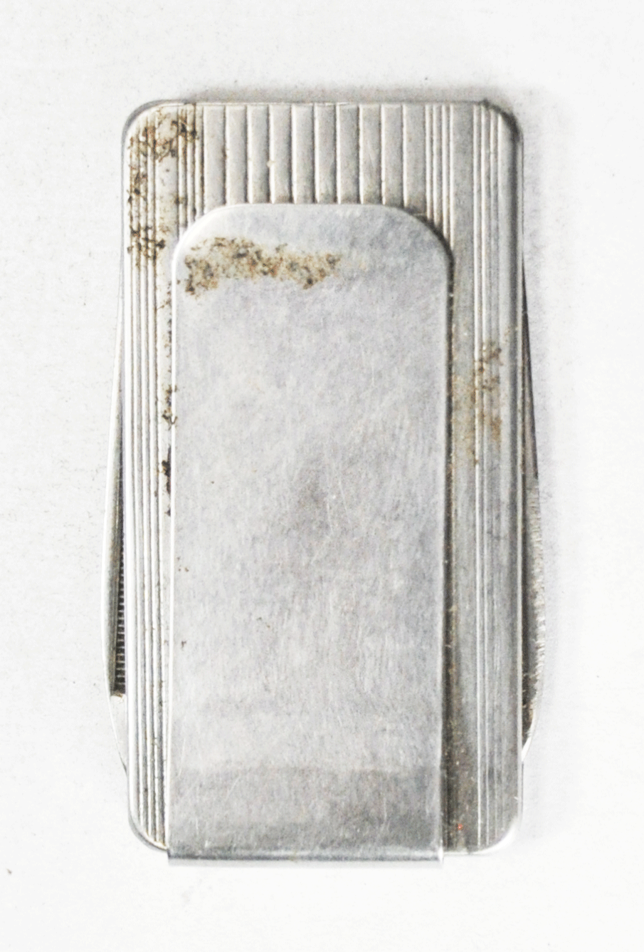 Stainless Steel Old Forester Whiskey Pocket Knife Money Clip 52mm x 32mm