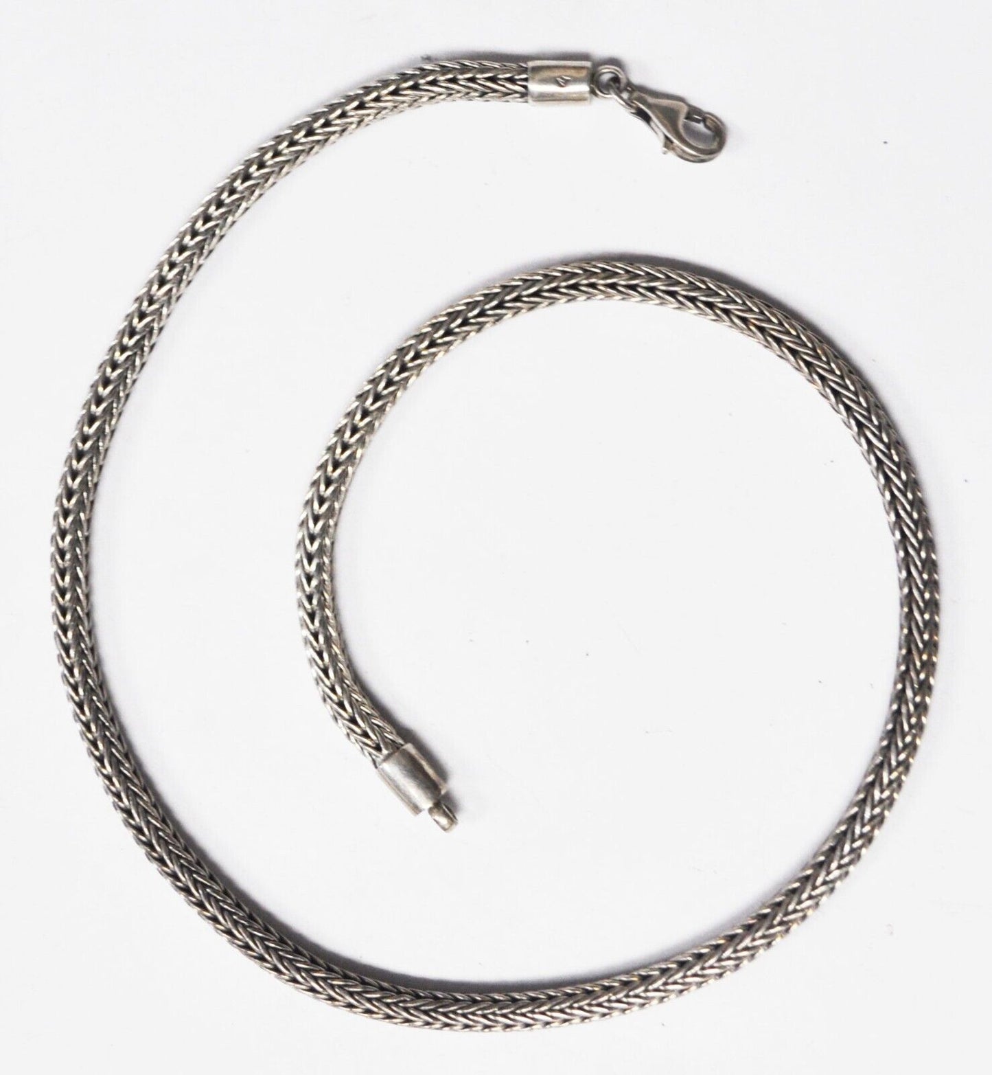 Sterling Silver Silpada N0603 5mm Wheat Chain Necklace 16-1/2"