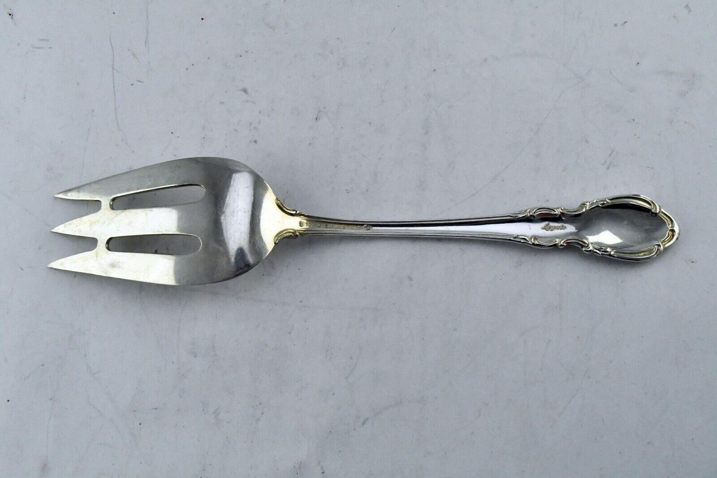 Legato by Towle Sterling Silver 9" Large Cold Meat Serving Fork 2.7 oz.