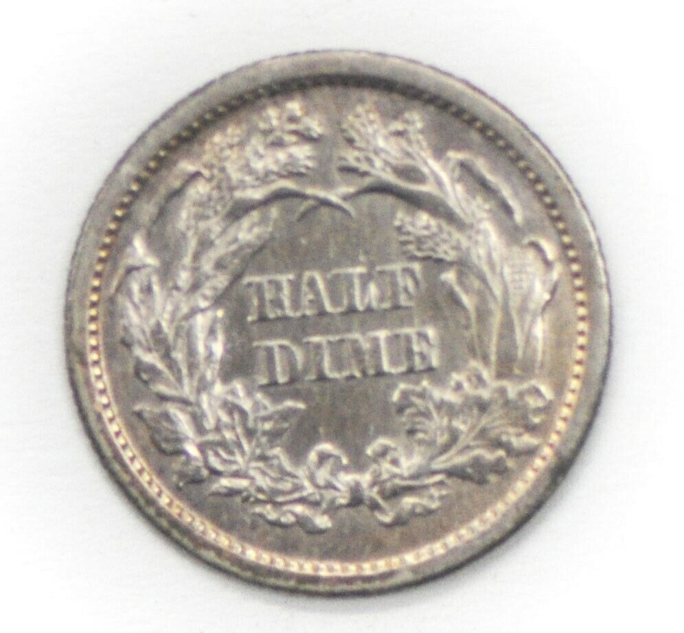1870 H10c Seated Liberty Silver Half Dime Philadelphia