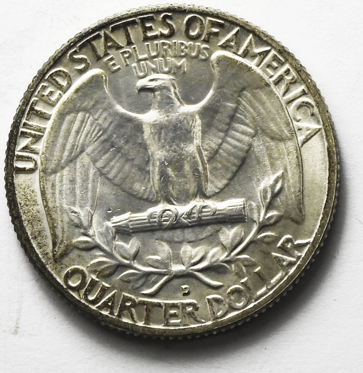 1961 D 25c Washington Silver Quarter Dollar Denver Uncirculated