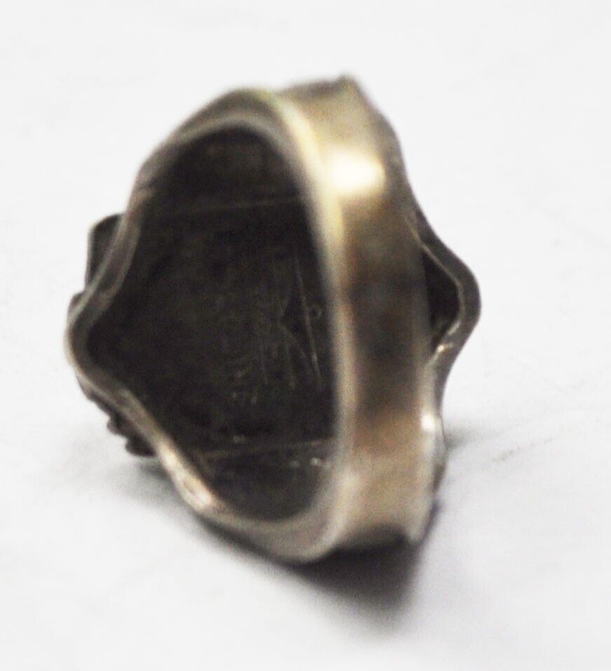 Sterling Silver Dramatics Club Comedy Tragedy Ring 17mm Size 3-1/2 Drama