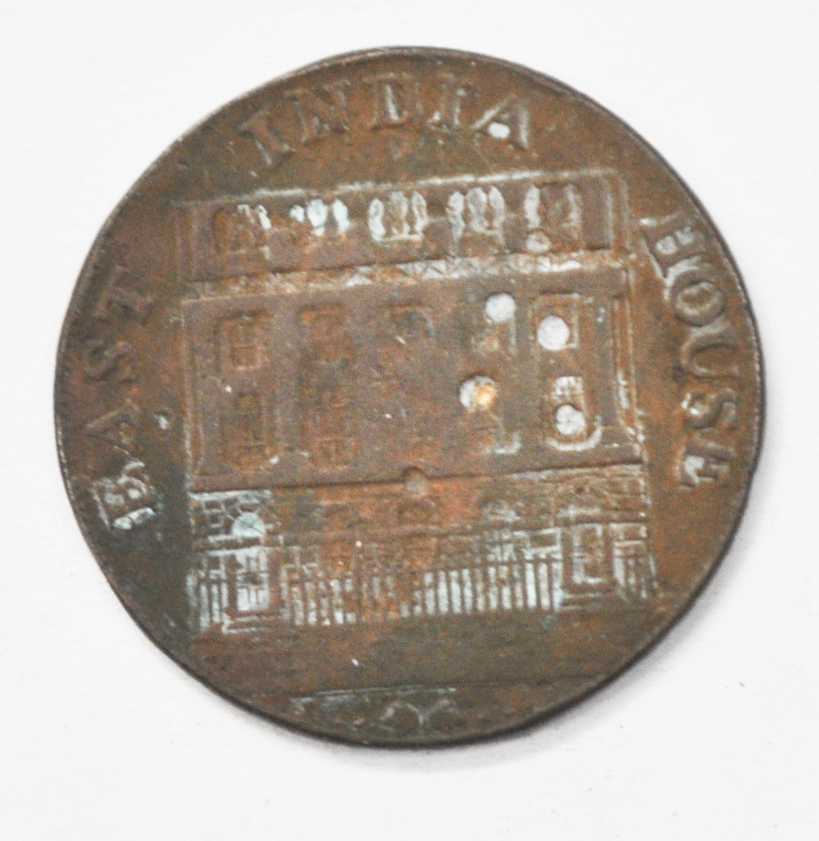 1793 Great Britain Yorkshire Huddersfield East India House 1/2 Penny Token