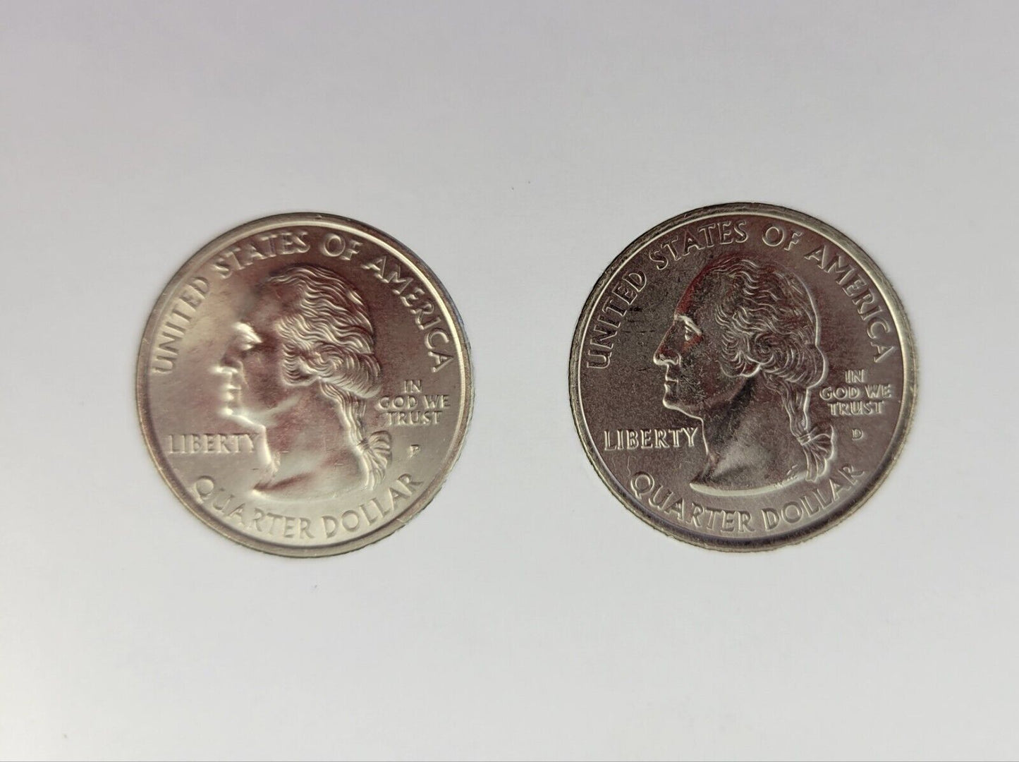 2pc First & Last Coin Collection of 1999-2008 Washington State Quarters