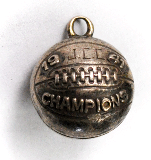 Sterling Silver JCC 1941 Champions Basketball Charm 15mm