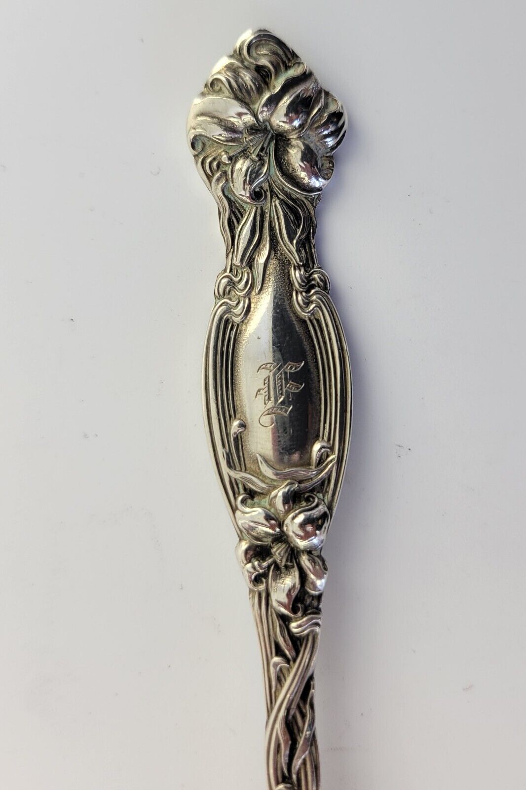 Frontenac by International Sterling 6 5/8" Small Cold Meat Serving Fork 1.4oz