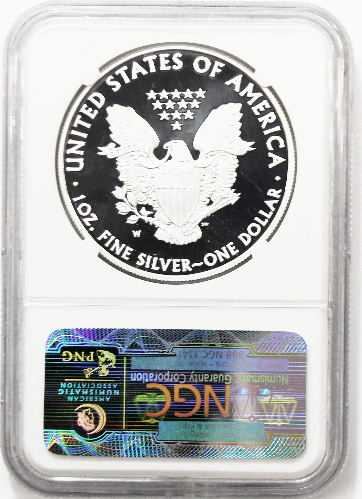 2011 W $1 Proof American Silver Eagle Silver Dollar NGC PF70 Ultra Cameo