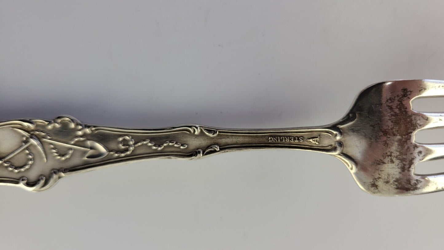 RARE! Tennessee State Sterling 5" Silver Souvenir Fork State Capital 1oz.