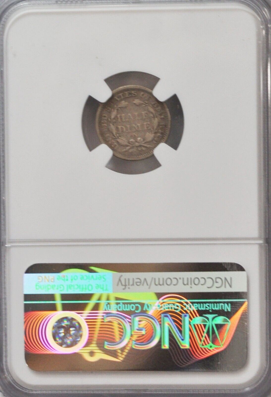 1842 O H10c Seated Liberty Silver Half Dime New Orleans NGC VF30