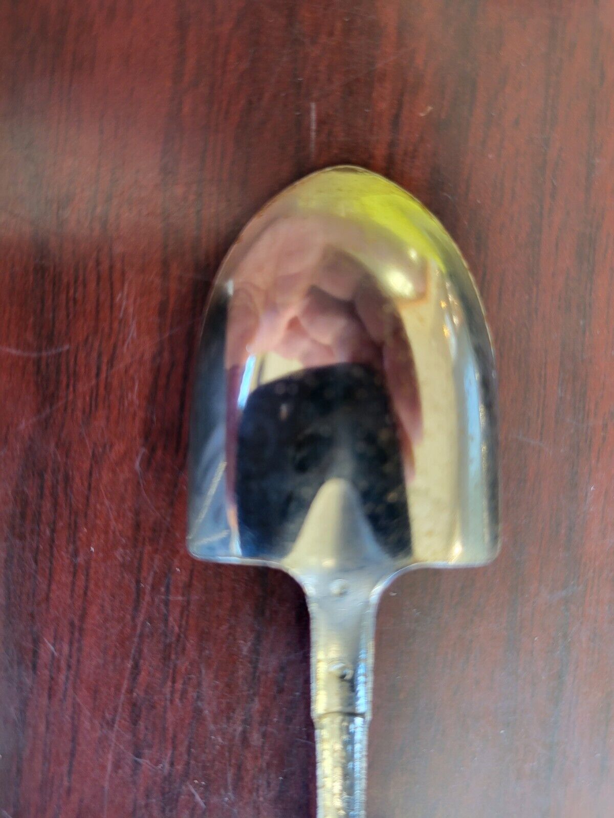 Souvenir Spoon Los Angeles California Enameled Shield Shovel