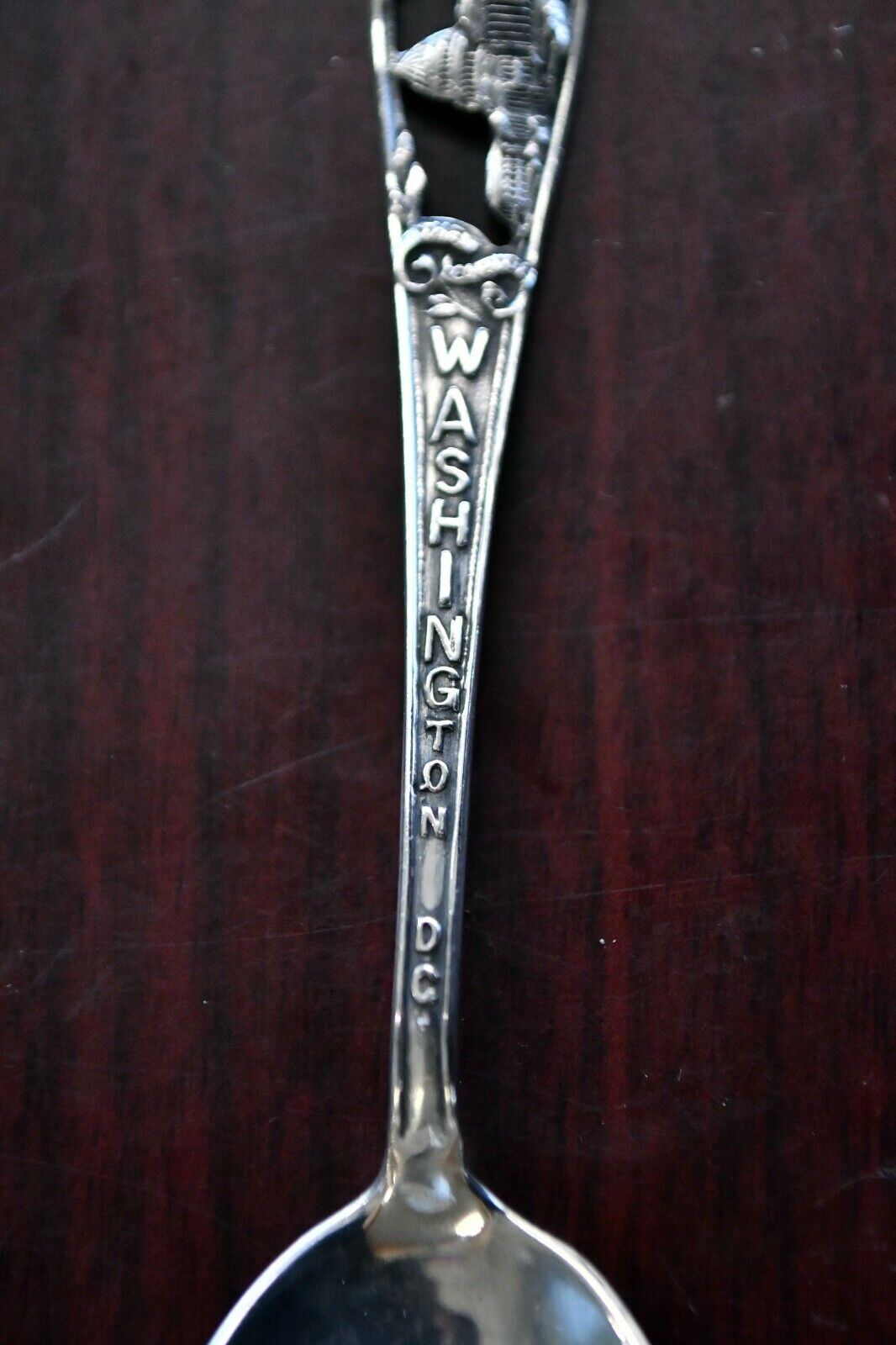Washington DC Sterling Silver 5" Souvenir Spoon The Capital .55 oz.