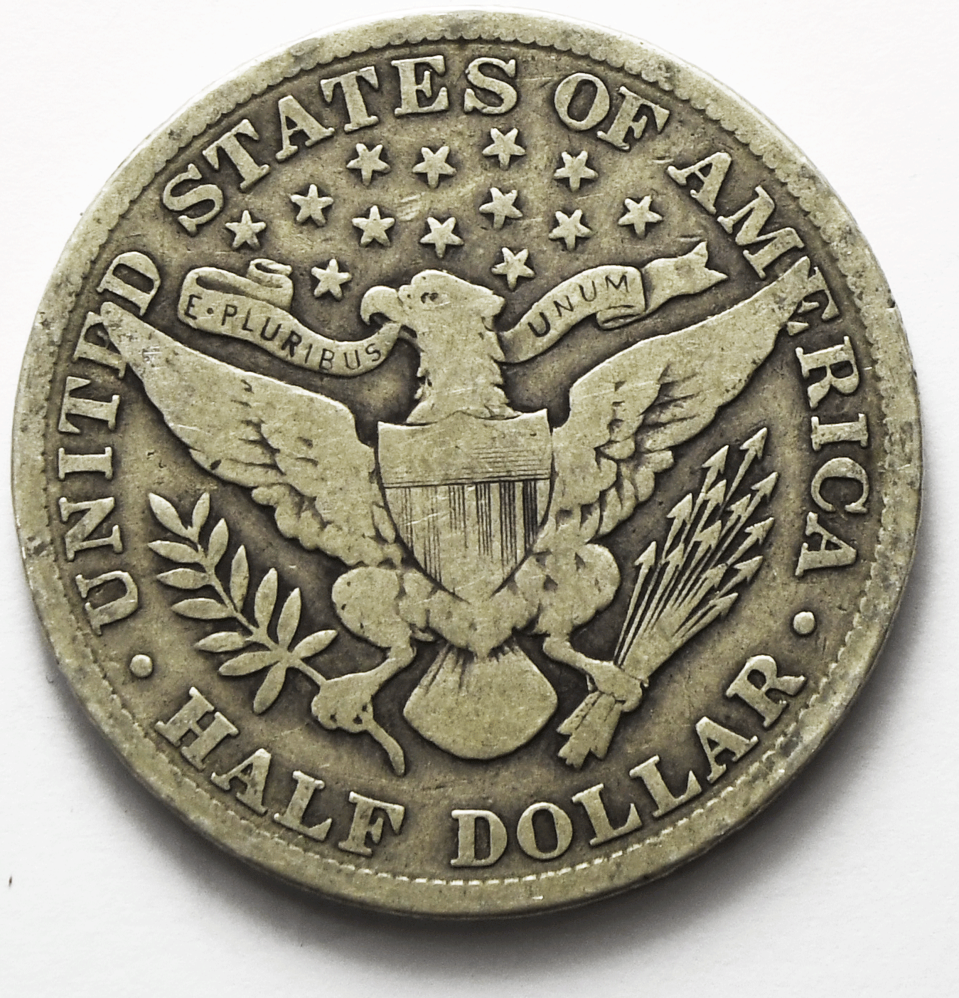 1904 50c Barber Silver Half Dollar Fifty Cents US Philadelphia