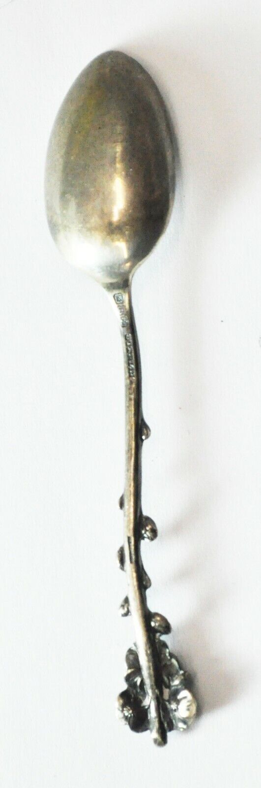 Sterling Reed Barton Harlequin Demitasse Spoon 3-7/8" Apple Blossom Clocktower