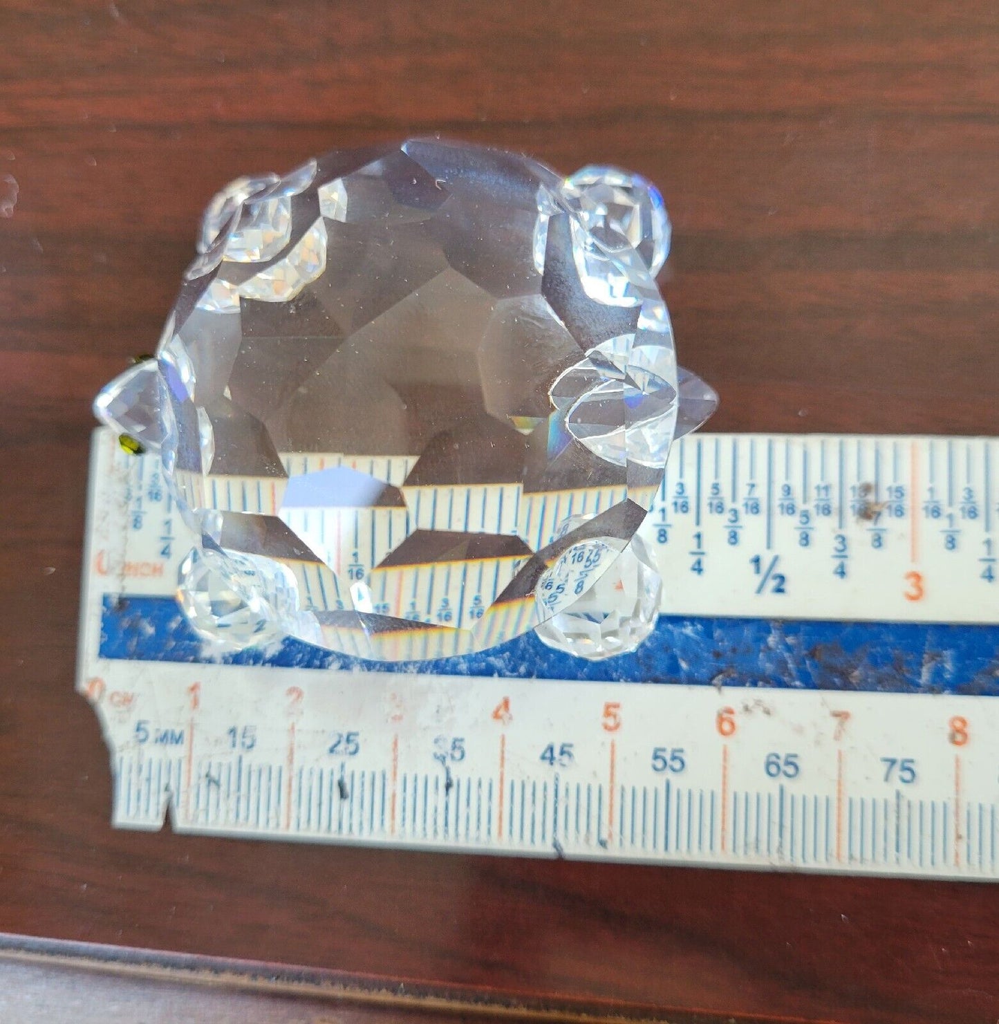 Swarovski Crystal Turtle w/ Green Eyes 7632 NR 045 In Original Box
