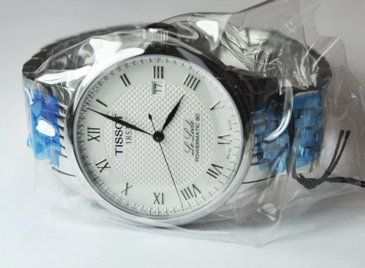 Men's Tissot T006407B Le Locle Powermatic 80 Date Skeleton 23j w Box & Papers