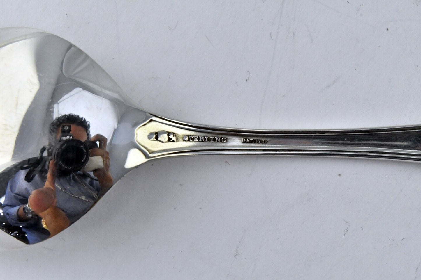 Hepplewhite by Reed & Barton Sterling 5 1/4"Round Bowl Soup Spoon Bouillon .74oz