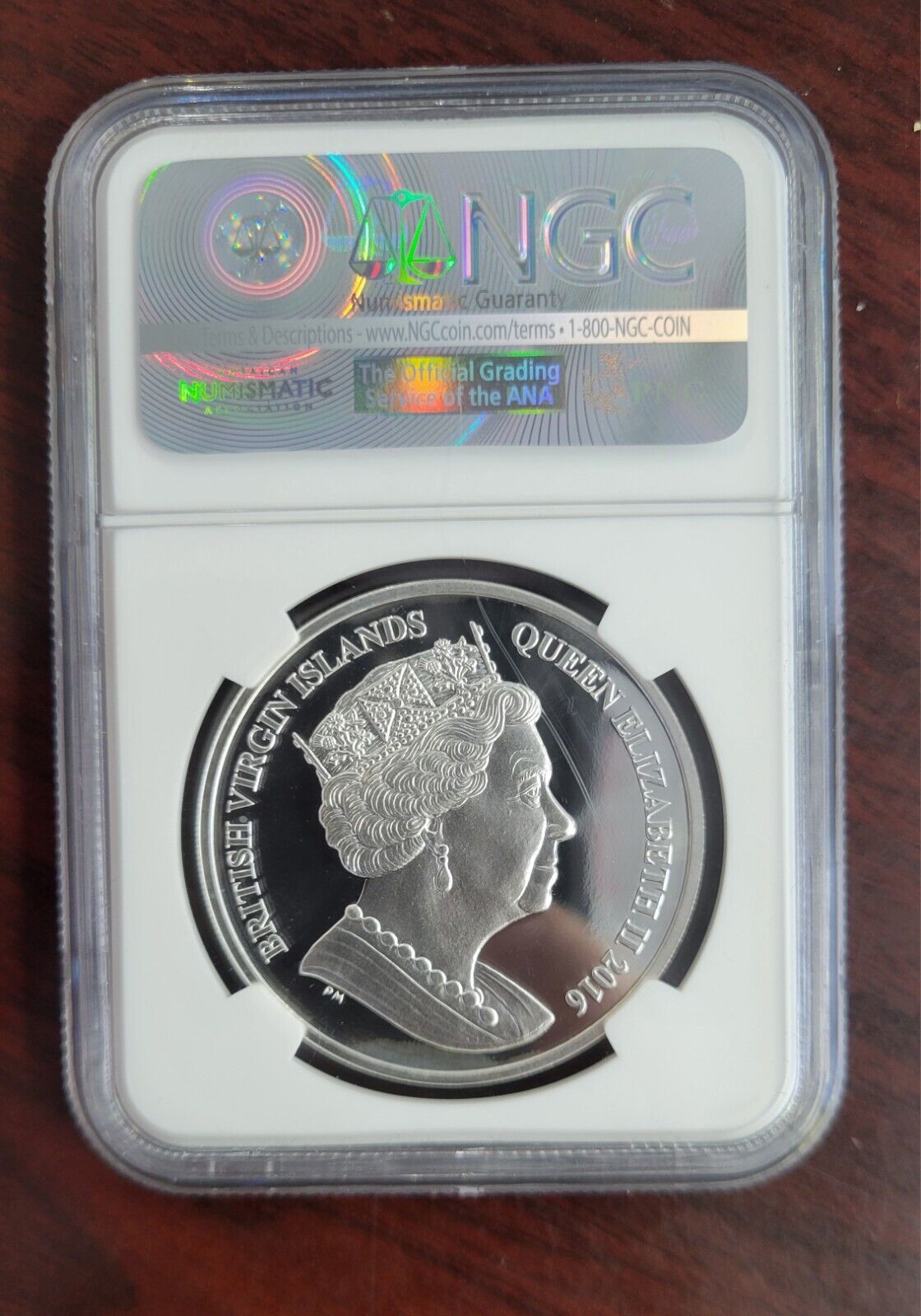 2016 B. Virgin Islands Silver Guardian Angel Watch Over Troops NGC PF70 Ultra