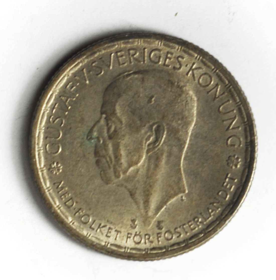 1947 TS Sweden 2 Two Kronor Silver Coin KM# 815