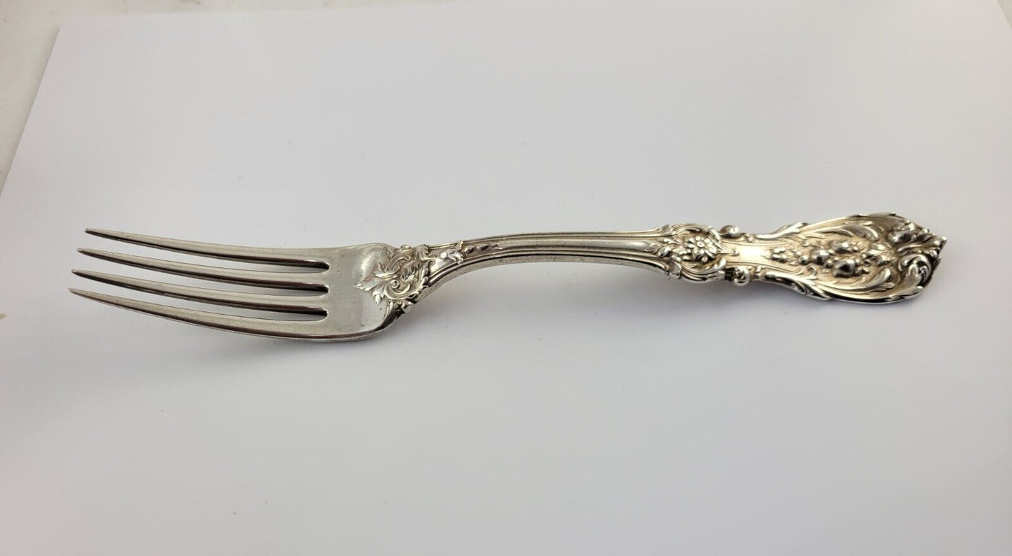 Reed & Barton Francis I Sterling Dinner Fork 7 7/8" Monogram